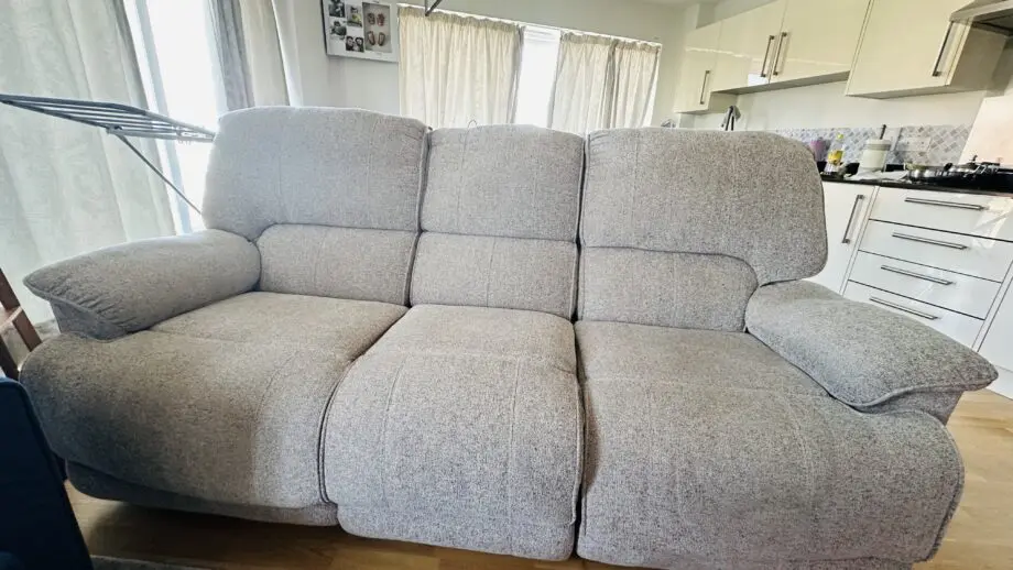 NCF 3 seater electrix recliner with USB(Grey)