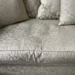 Designer Parker Knoll Burlington, Classic Grand Sofa, Fabric, Biscuit Colour