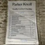Designer Parker Knoll Burlington, Classic Grand Sofa, Fabric, Biscuit Colour