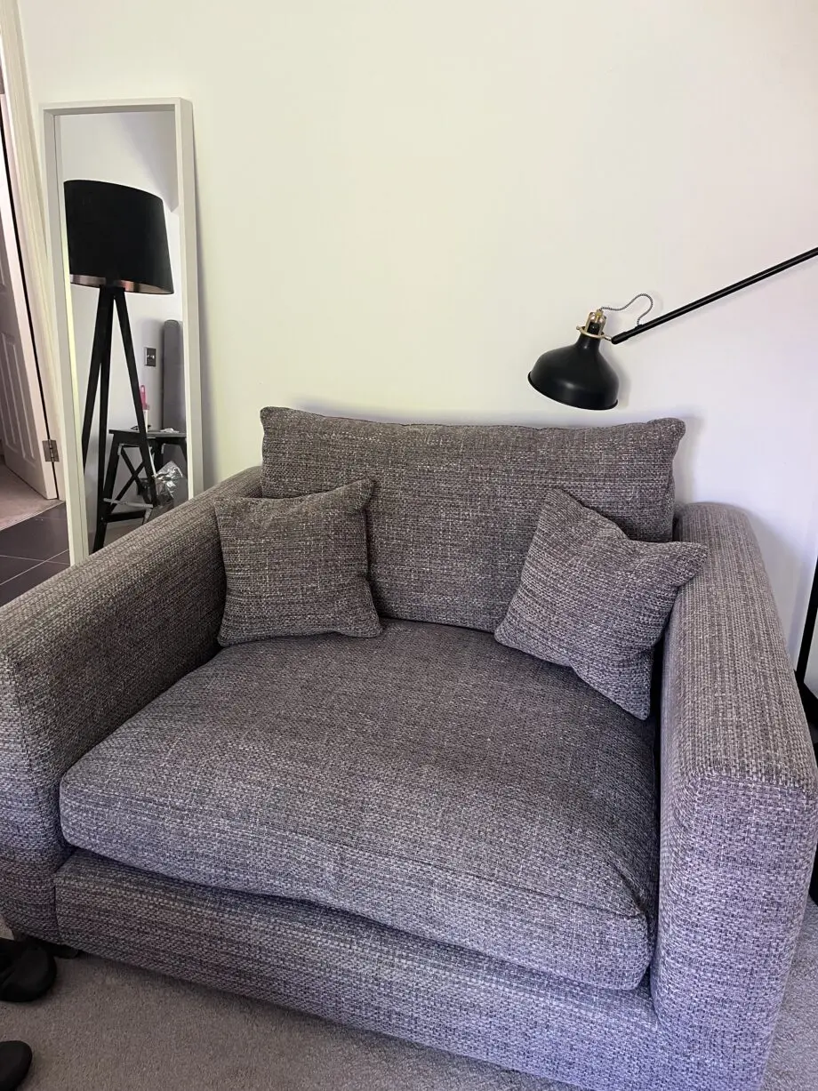 Grey Cuddle Sofa