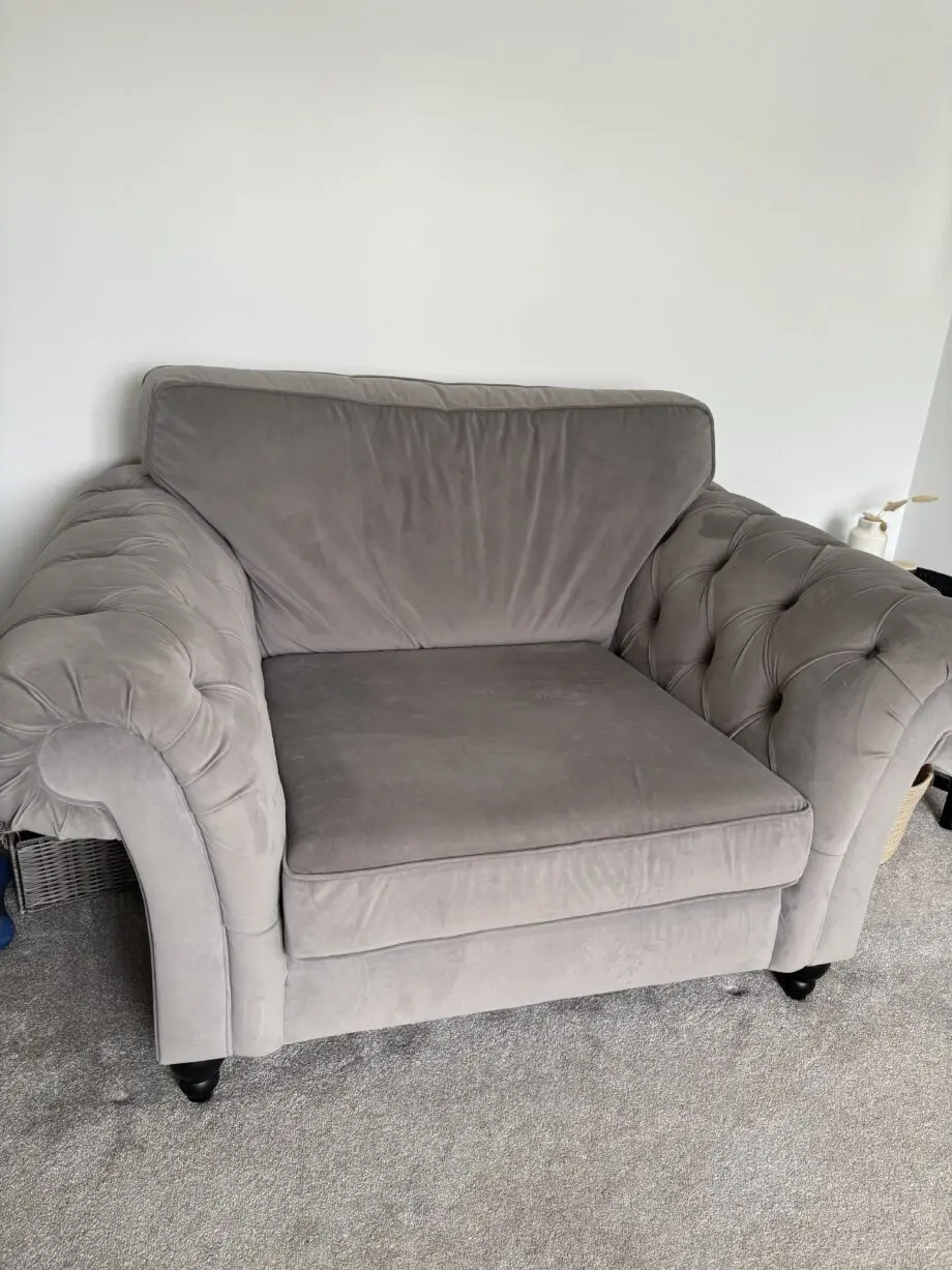 Next gosford high back sofa and snuggle chair