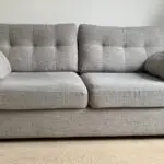DFS Grey Sophia 3 Seater Deluxe Sofa Bed