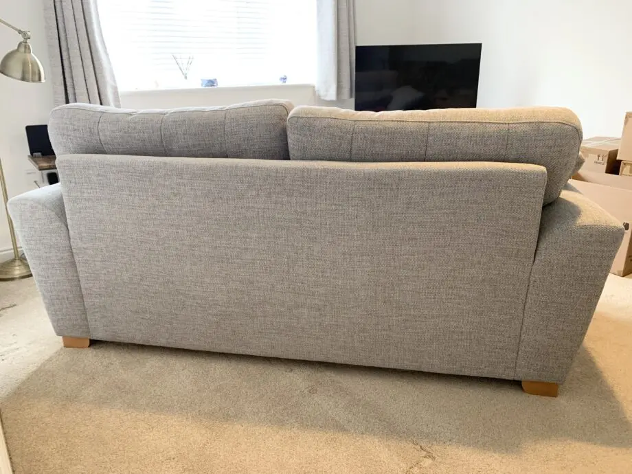 DFS Grey Sophia 3 Seater Deluxe Sofa Bed