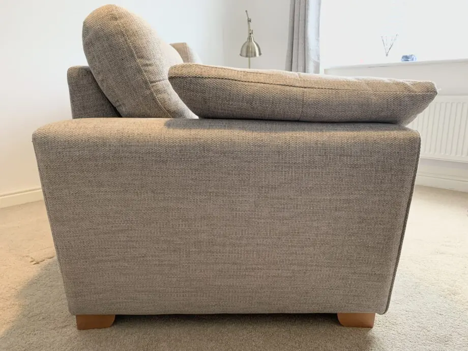DFS Grey Sophia 3 Seater Deluxe Sofa Bed