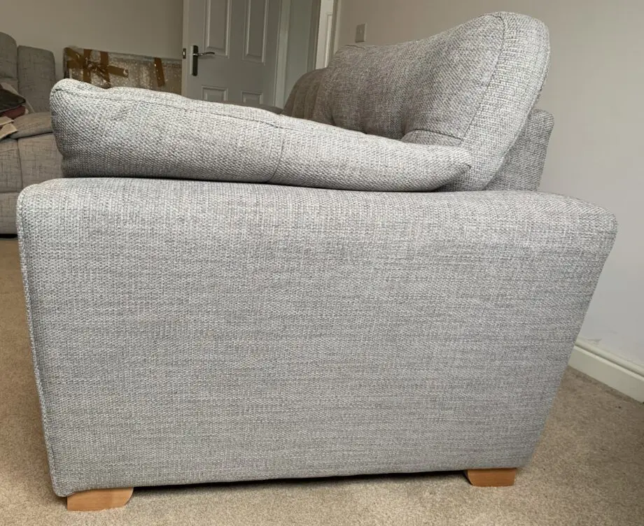 DFS Grey Sophia 3 Seater Deluxe Sofa Bed