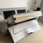 DFS Grey Sophia 3 Seater Deluxe Sofa Bed