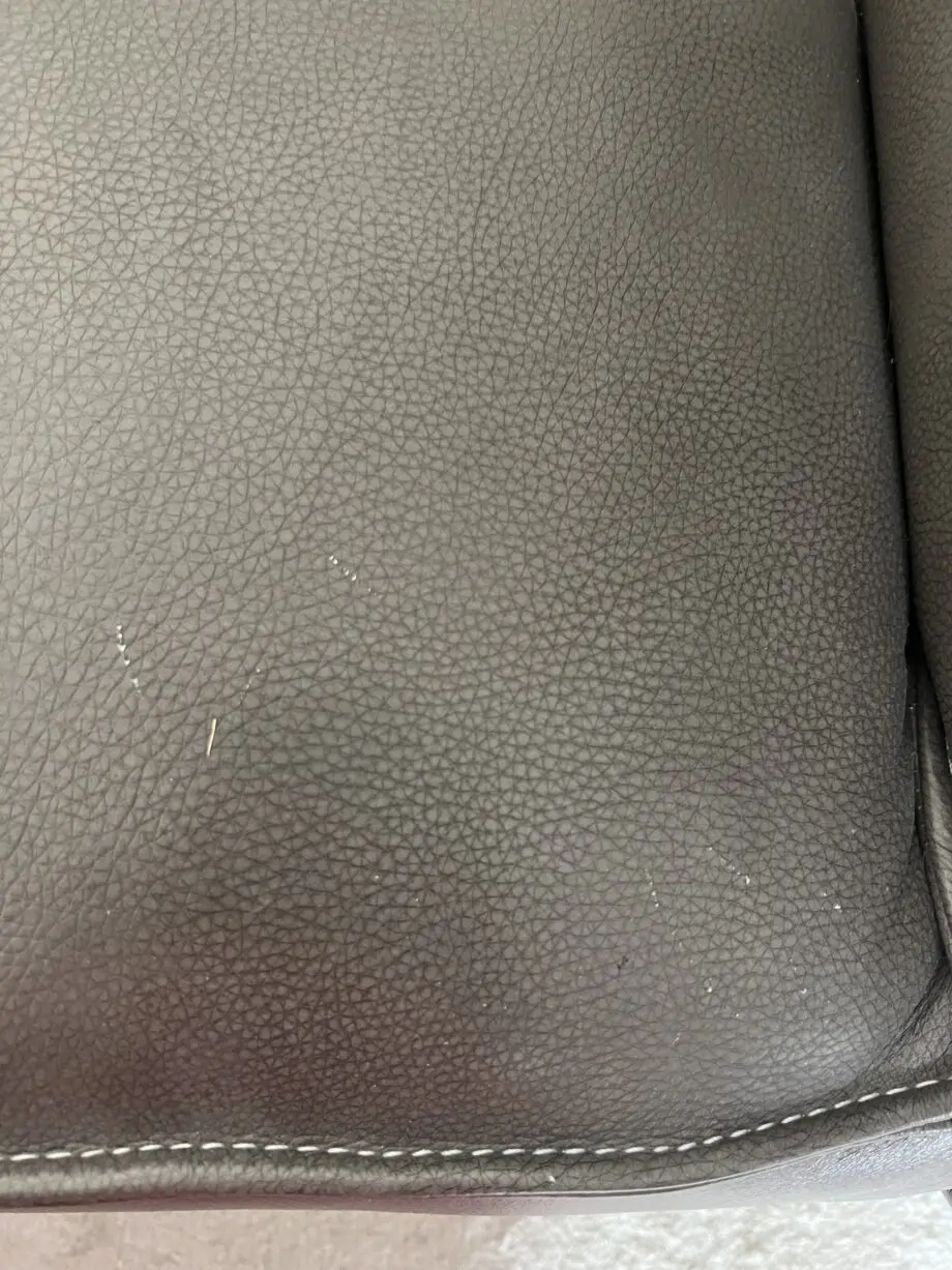 Available to buy until 06/05/2025 *REDUCED* Grey Leather 2 seater sofa