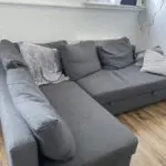 Grey Corner Sofa - Pull out to Double Bed
