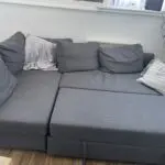 Grey Corner Sofa - Pull out to Double Bed