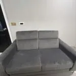 Natuzzi grey sofa two seater