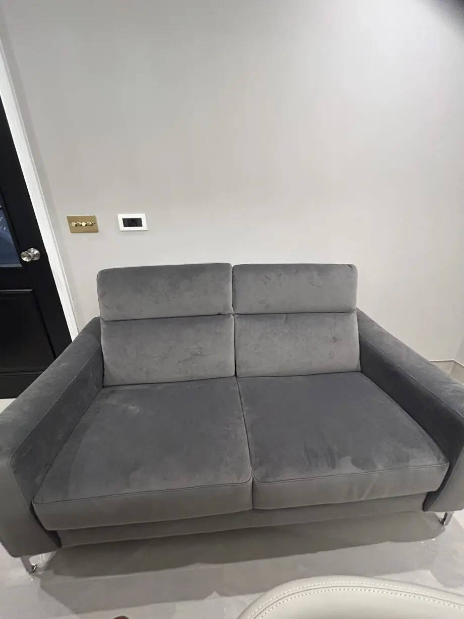 Natuzzi grey sofa two seater