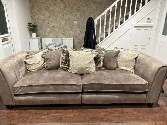 Furniture village scatter back sofa