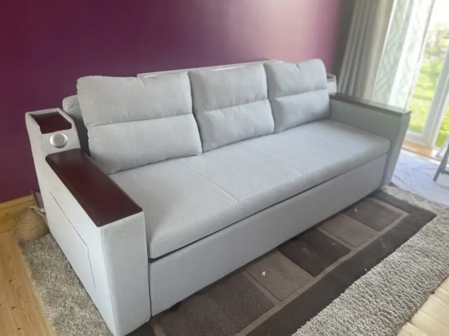 Large Grey Sofa Bed