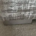 Love your home 3 seater grey abstract velvet