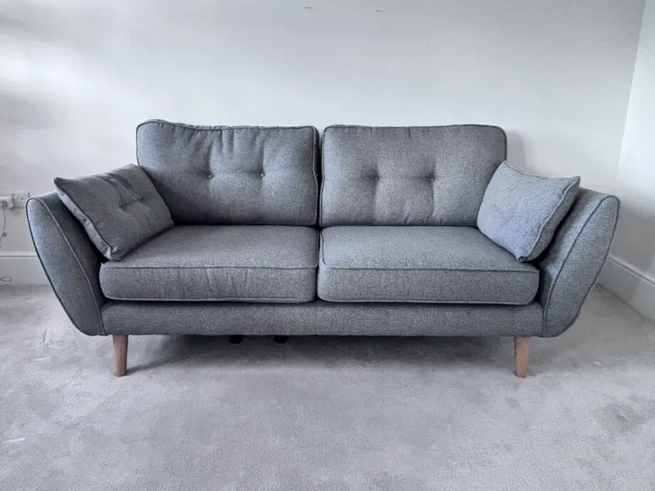 French connection Zinc 3 seater in grey