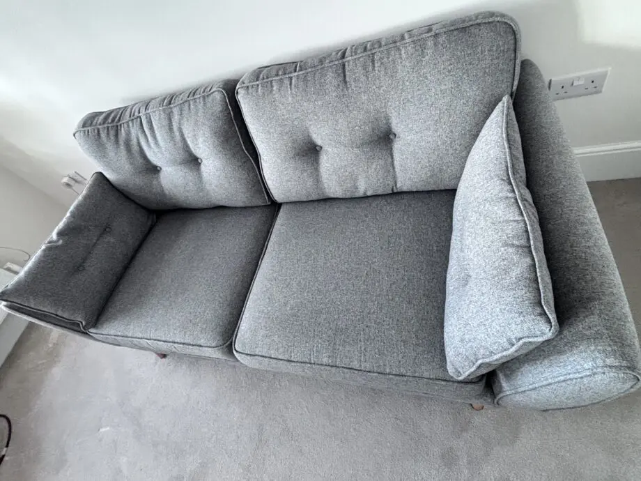French connection Zinc 3 seater in grey