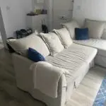 Ikea Borgund Beige Holmsund Corner Sofa-bed