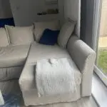 Ikea Borgund Beige Holmsund Corner Sofa-bed