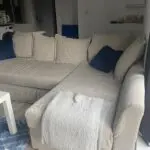 Ikea Borgund Beige Holmsund Corner Sofa-bed