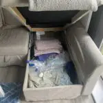 Ikea Borgund Beige Holmsund Corner Sofa-bed