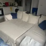 Ikea Borgund Beige Holmsund Corner Sofa-bed