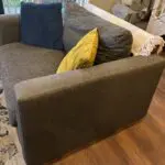 Grey 2 seat sofa