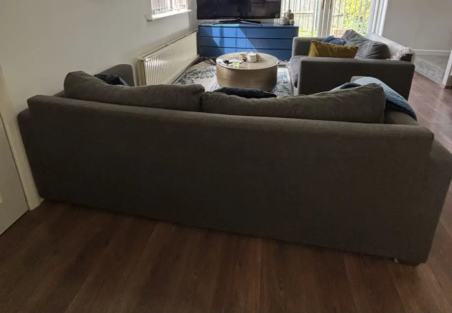 Grey 3 seat sofa