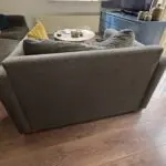 Grey 2 seat sofa