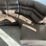Brown Leather Recliner Sofa