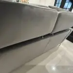 Natuzzi grey sofa two seater