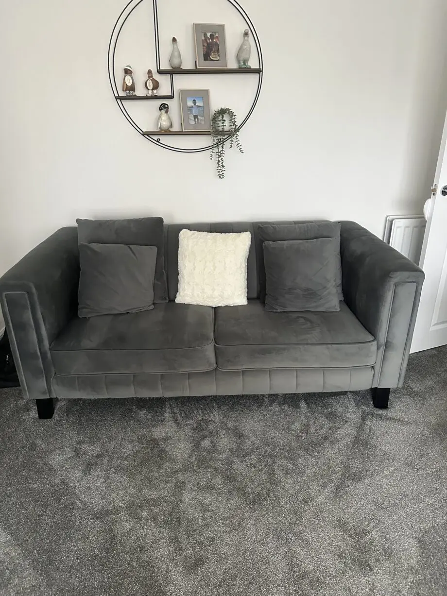 Grey two seater