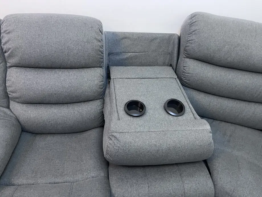 SORRENTO CORNER FABRIC RECLINER SOFA