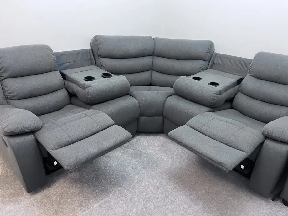 SORRENTO CORNER FABRIC RECLINER SOFA