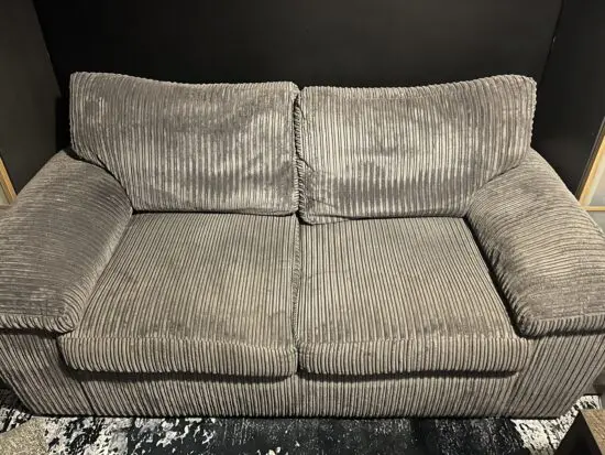 2 seater grey sofa