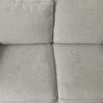 Laura Ashley 2 seater sofa in natural with light oak legs