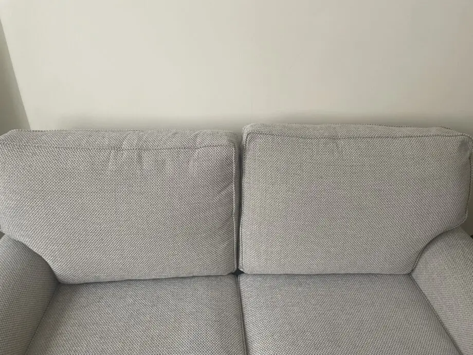 Laura Ashley 2 seater sofa in natural with light oak legs