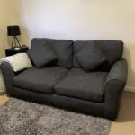 Argos Home Lisbon Fabric 2 Seater Sofa Bed - Charcoal
