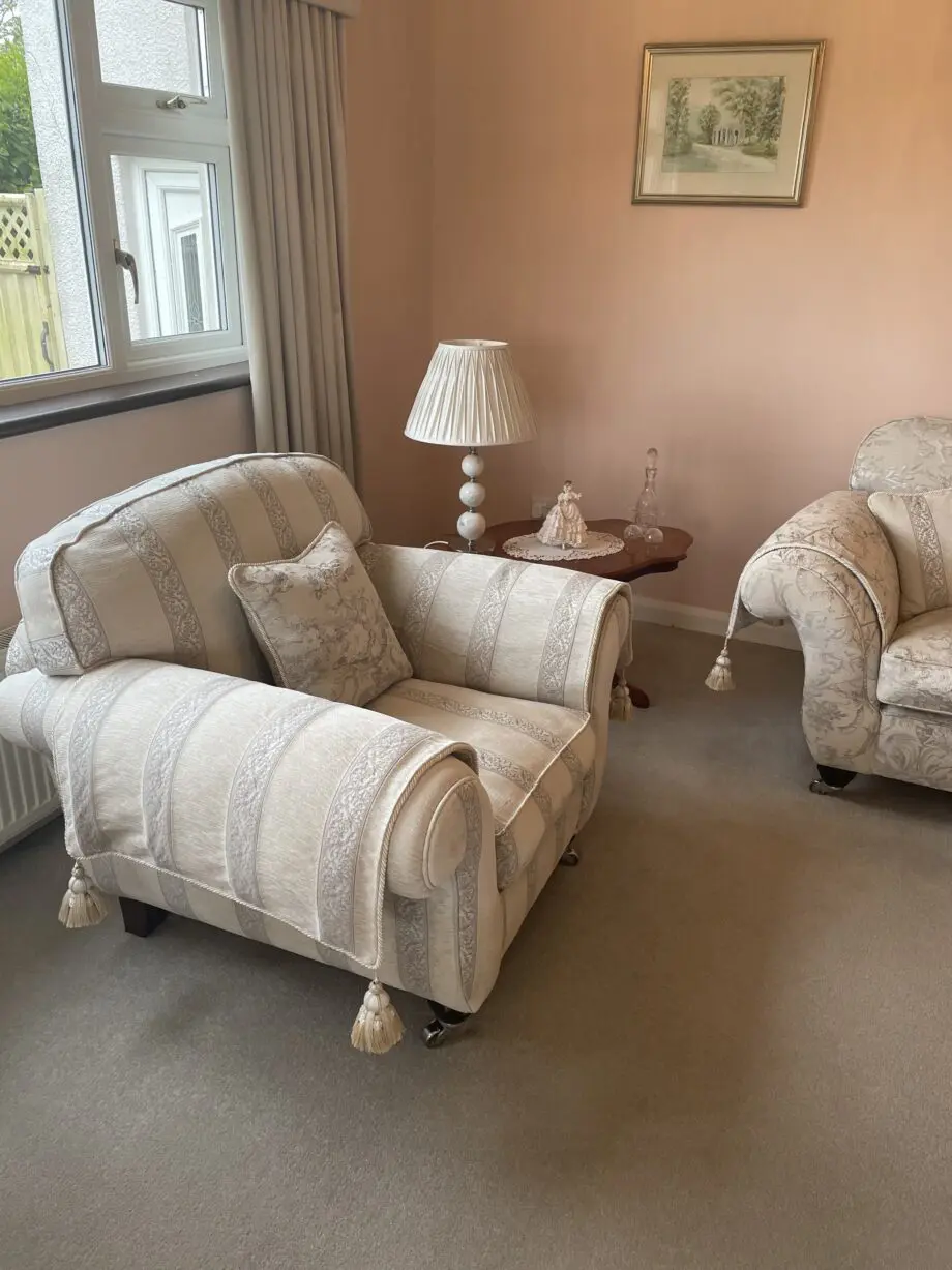 3 seater Sofa with matching chair