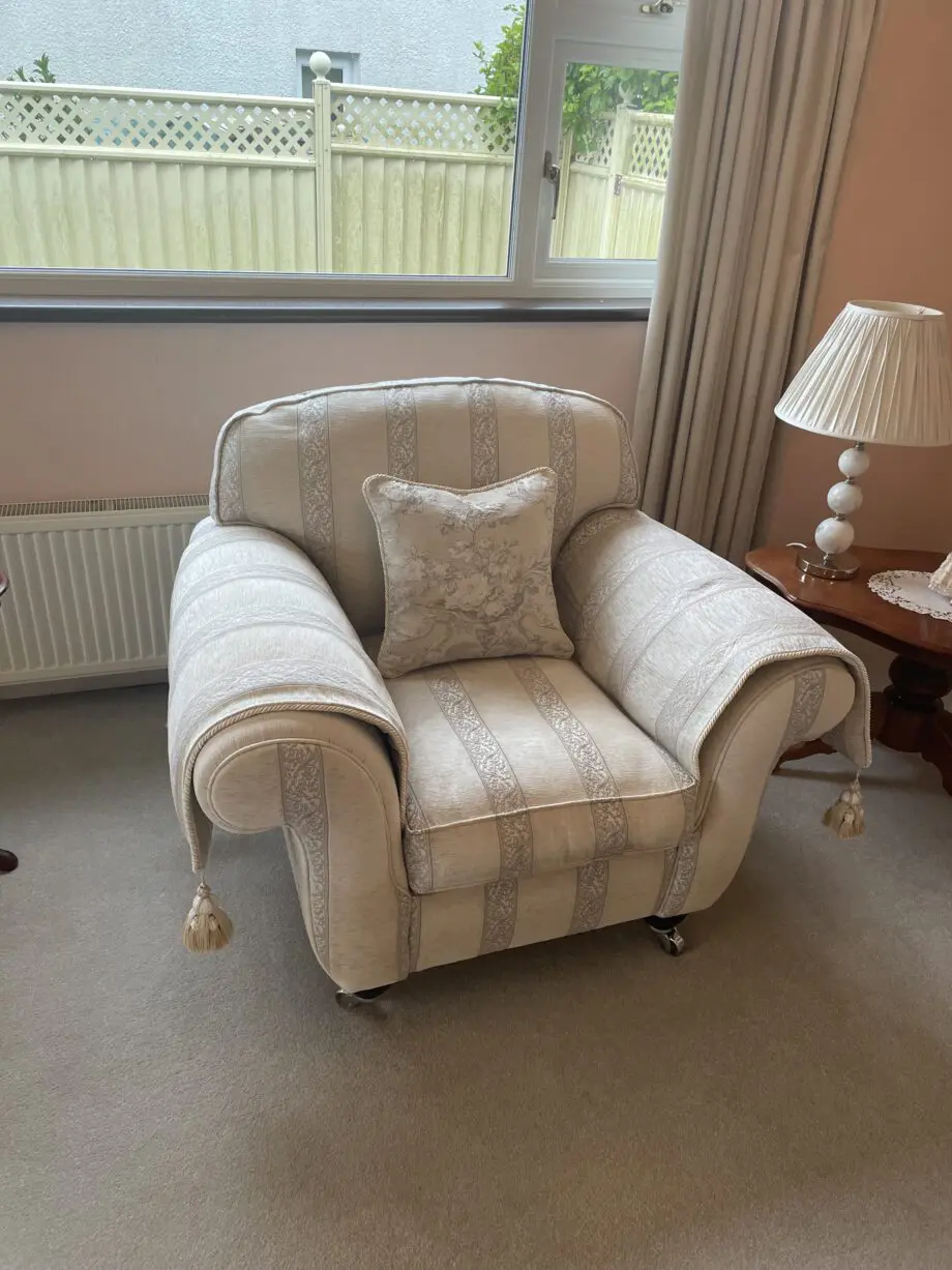 3 seater Sofa with matching chair