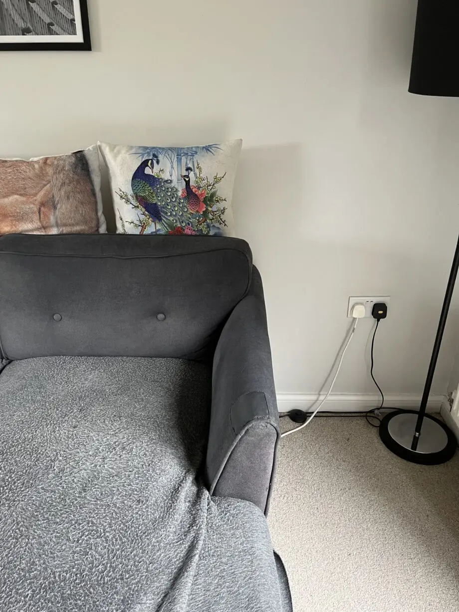 Grey L Shape Sofa