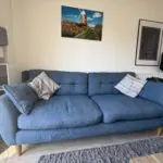 Blue SCS 3 Seater Sofa