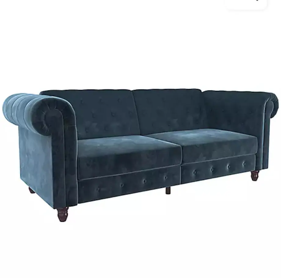 Felix chesterfield velvet sofa bed