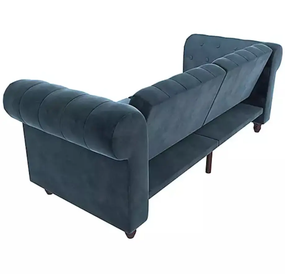 Felix chesterfield velvet sofa bed