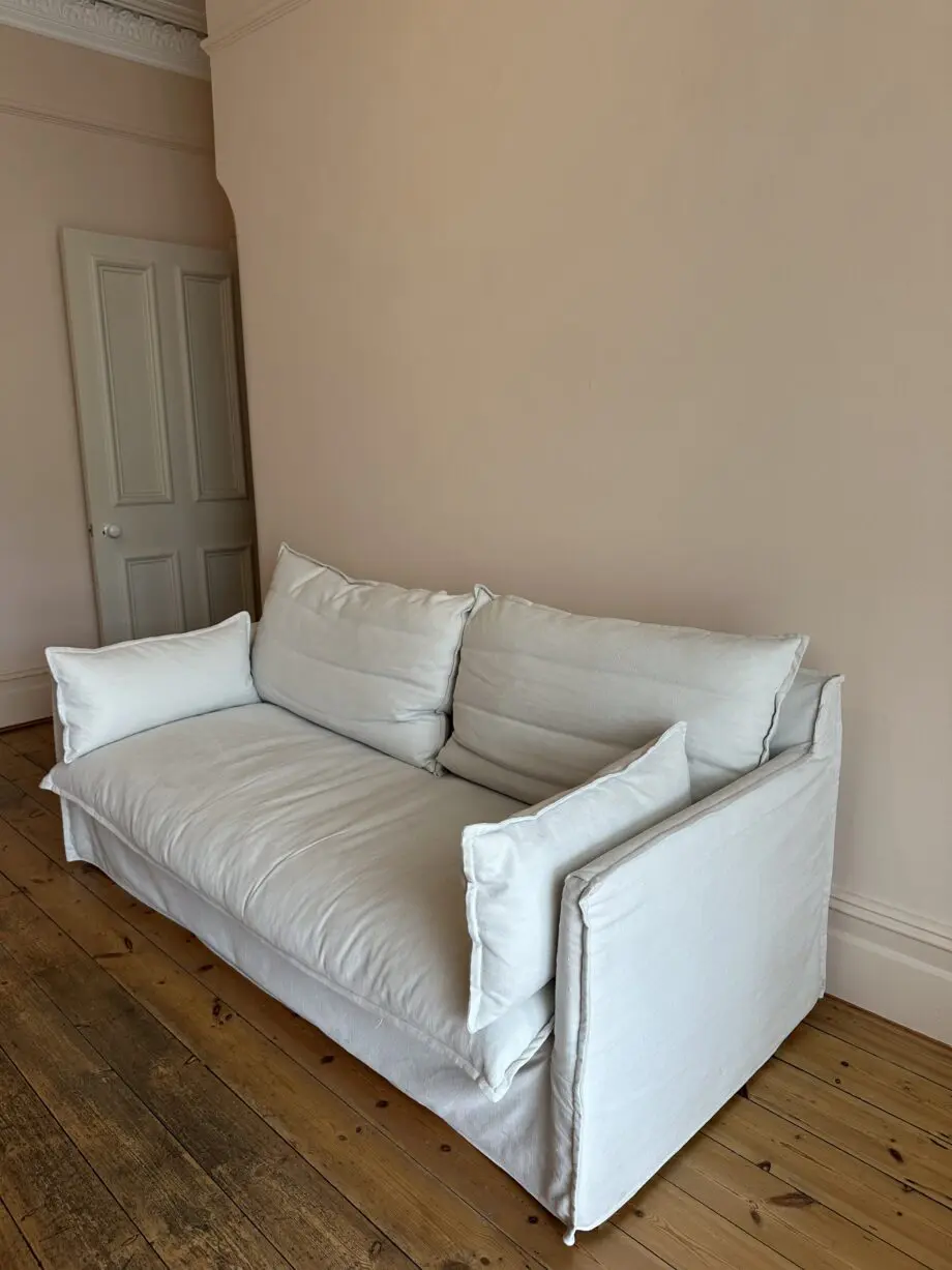 Sofa.com Alabaster Linen 2.5 Seater Isaac Sofa