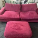 Loaf sofa and footstool