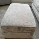 Sofology silver fairmont 3 seater sofas X2 including footstool