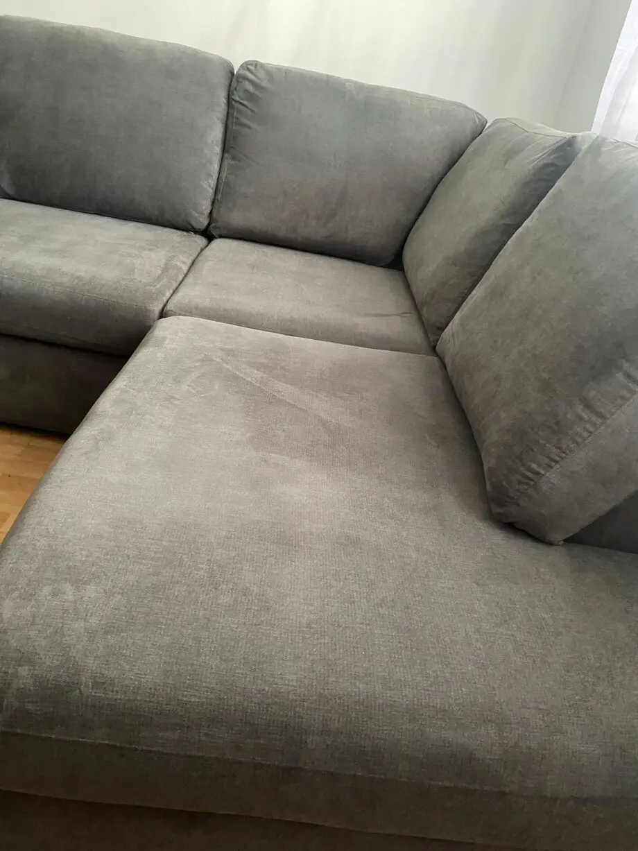 DFS Xander Left Hand Facing Arm Open End Corner Sofa (Colour: Graphite/grey)