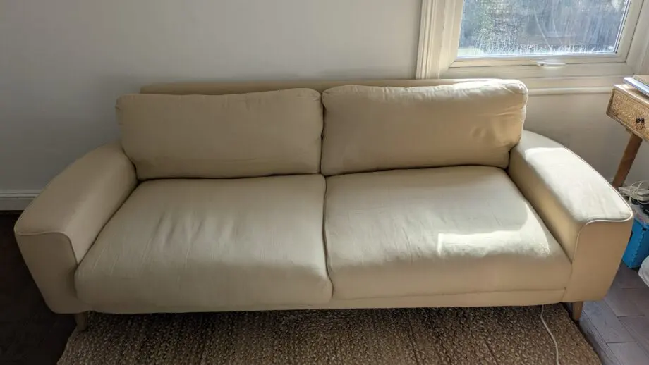 Loaf Large Strudel Sofa in Parchment Clever Linen