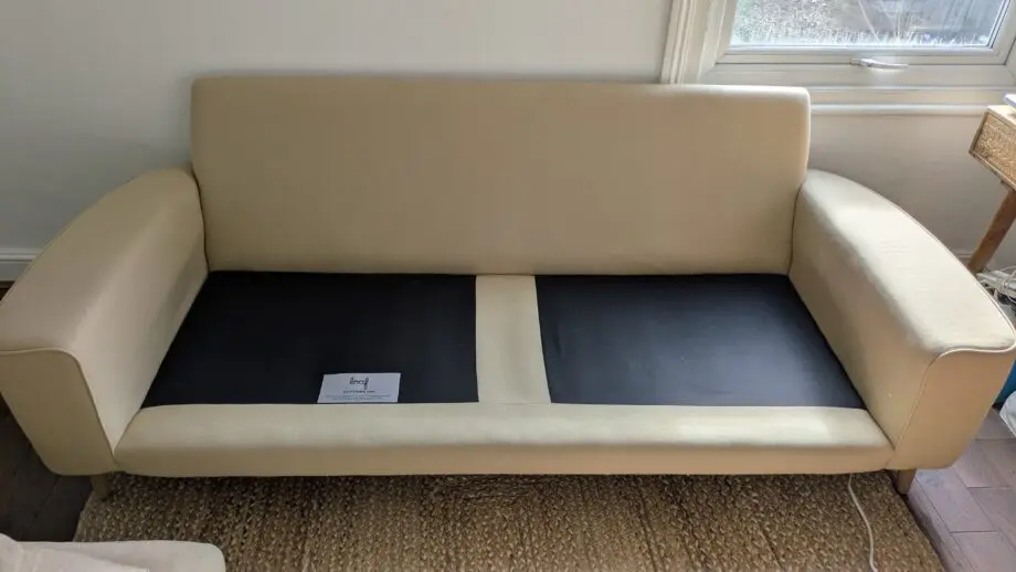 Loaf Large Strudel Sofa in Parchment Clever Linen