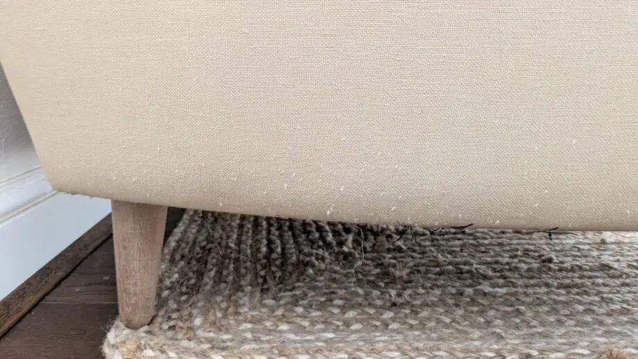 Loaf Large Strudel Sofa in Parchment Clever Linen